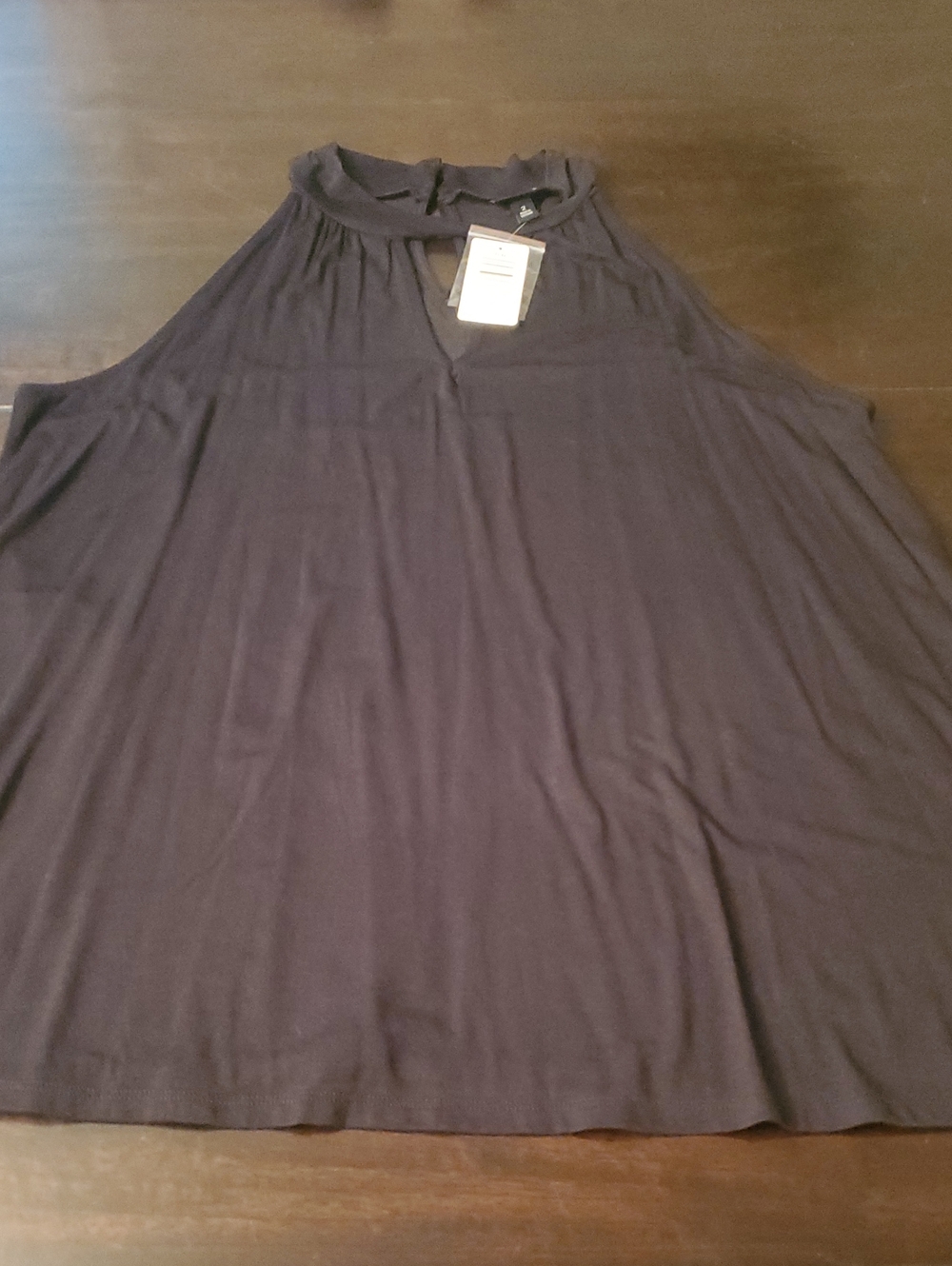 Tag# 69 - torrid Navy Sleeveless Halter-Style Tank Top